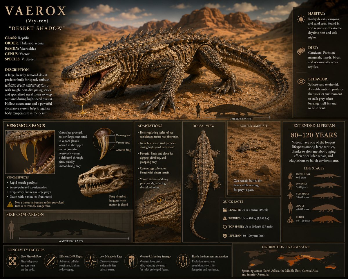 Vaerox creature dossier artwork